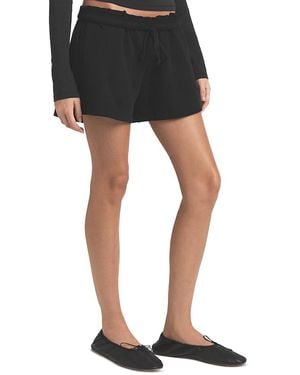 Skims Cotton Fleece Classic Shorts - Black