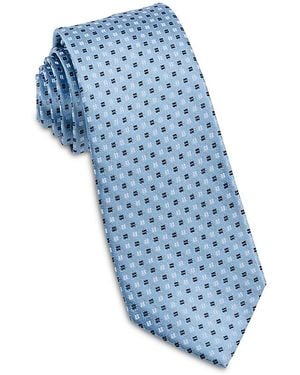 W.r.k. Neat Silk Tie - Blue