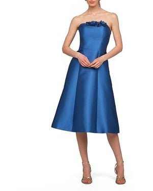 Kay Unger Livia Midi Dress - Blue