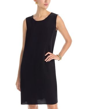 Caroline Rose Scoop Neck Sleeveless Dress - Blue