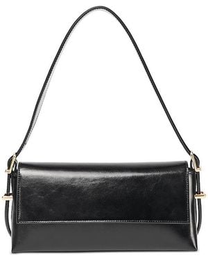 Jonathan Simkhai Atlas Moto Leather Shoulder Bag - Black