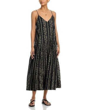 The Great The Drop Waist Dress - Black