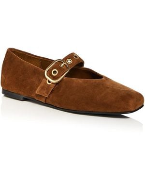 Aqua Stella Flats - Brown