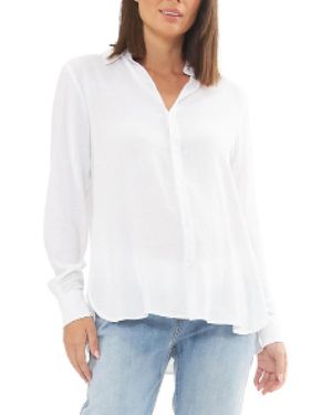 Ripe Maternity Clara Relaxed Button Up Shirt - White