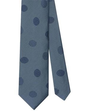 Robert Talbott Oval Geo Jacquard Best Of Class Necktie - Blue