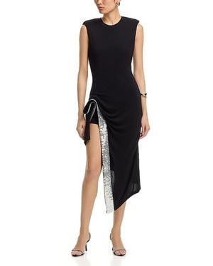 Area Disco Embellished Dress - Black