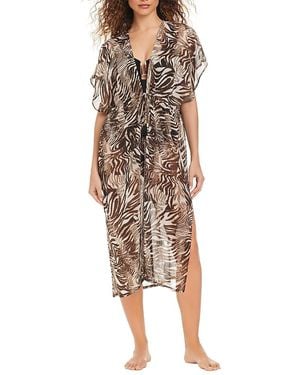 Beyond Control Long Dress Swim Cover-Up - Multicolor