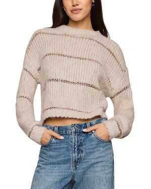 Z Supply Shine Bright Crewneck Sweater - Natural