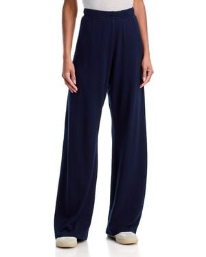 Aqua Melody Wide Leg Sweatpants - Blue