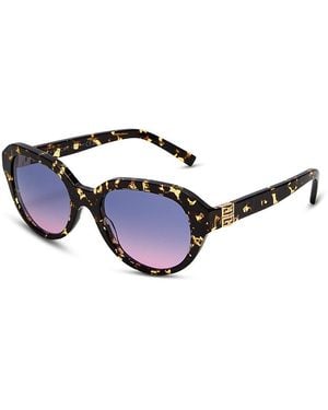 Givenchy Round Sunglasses, 53Mm - Blue