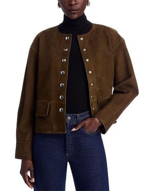 Proenza Schouler Suede Robin Jacket - Brown