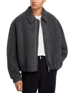 Helmut Lang Shell Relaxed Fit Bomber Jacket - Black