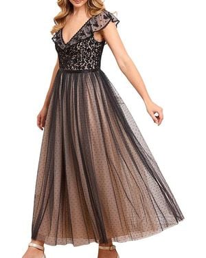 Needle & Thread Adeline Bodice Ankle Gown - Brown