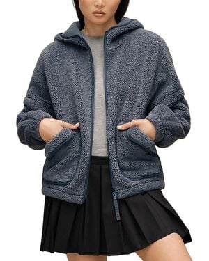 UGG Mariella Fluff Zip Hoodie - Blue