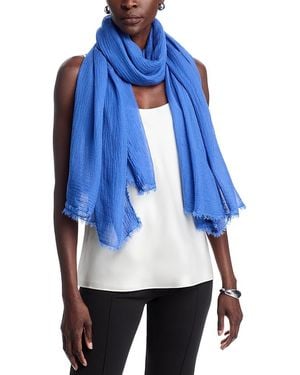 Echo Essential Modal & Silk Scarf - Blue