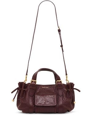 Gerard Darel 18H Medium Leather Handbag - Purple