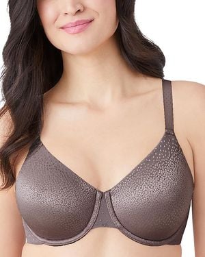 Wacoal Back Appeal Jacquard Underwire Bra - Gray