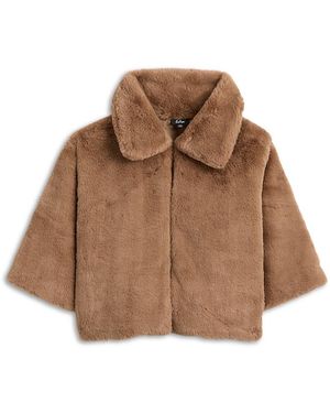 Echo Blair Sheared Faux Fur Jacket - Brown