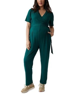 Ingrid & Isabel Maternity Now + Forever Jumpsuit - Green