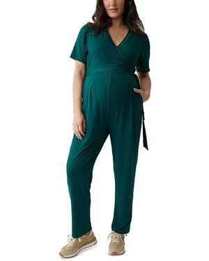 Ingrid & Isabel Maternity Now + Forever Jumpsuit - Green