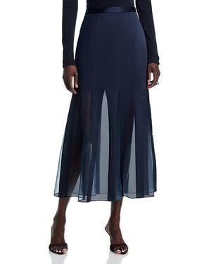 BOSS Vabelli Midi Skirt - Blue