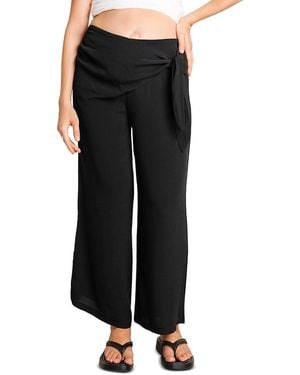 Nom Maternity Easy Wrap Pants - Black