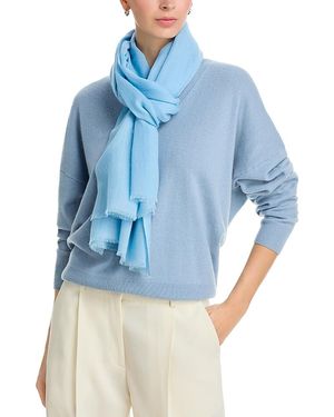 Carolyn Rowan Micro Crystal Scattered Wool Blend Shawl - Blue