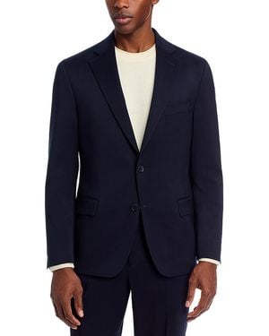 Vince Regular Fit Basic Stretch Wool Suit Jacket - Blue