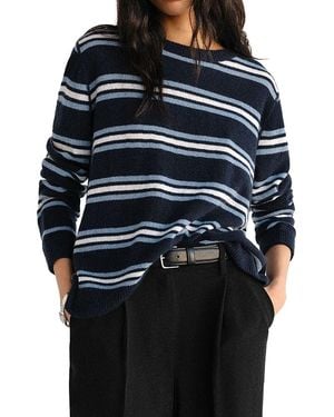 Reformation Cashmere Boyfriend Sweater - Blue