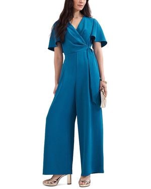 Phase Eight Petite Julissa Wide Leg Jumpsuit - Blue