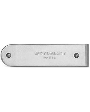 Saint Laurent Id Money Clip in Black for Men | Lyst