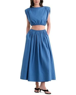 Toccin Sirelle Strong Shoulder Top - Blue