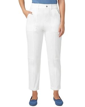 Hue Utility Skimmer Pants - White