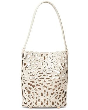 Jonathan Simkhai Mccall Laser Cut Nappa Leather Tote - White