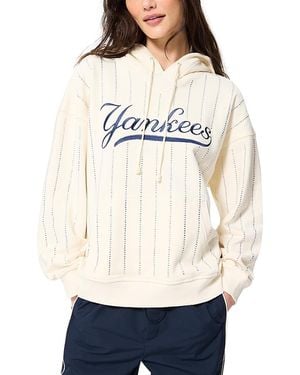 Terez Gems Stripe Hoodie Sweatshirt - Natural