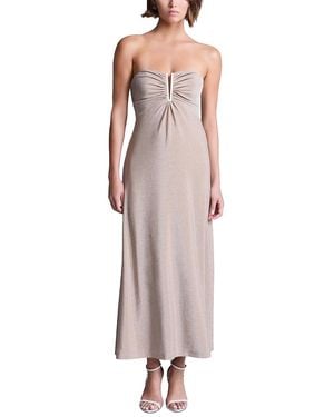 BCBGMAXAZRIA Lola Strapless Dress - Purple