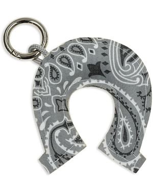 Call it By Your Name Fer A Cheval Horseshoe Bag Charm - Metallic