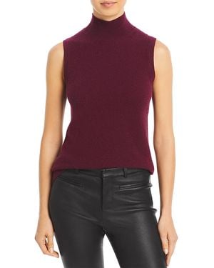 C by Bloomingdale's Cashmere C By Bloomingdale's Sleeveless Cashmere Sweater - Natural