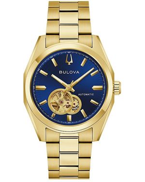 Bulova Surveyor Automatic Watch, 39Mm - Metallic