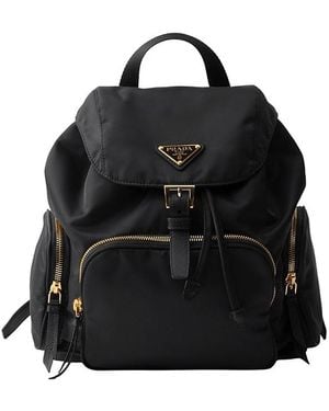 Prada Small Re-Nylon Backpack - Black