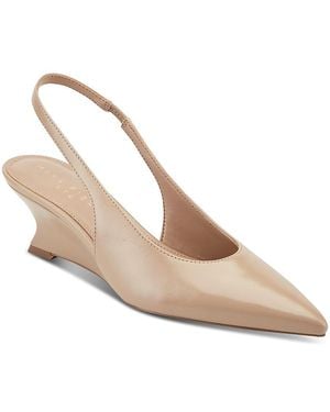Marc Fisher Taten Slingback Pumps - Natural