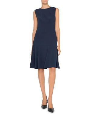 Kobi Halperin Devon Drop Waist Sleeveless Dress - Blue