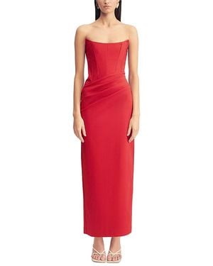 Shona Joy Lani Corset Maxi Dress - Red