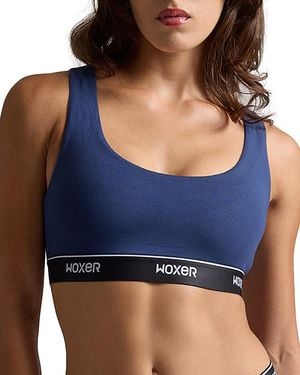 OXER Ultra-Soft Boss Racer Bralette - Blue