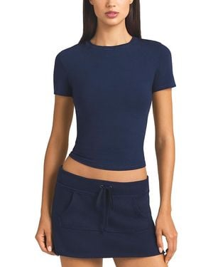 Skims Cotton Jersey Tee - Blue