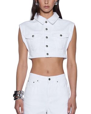 Ksubi Trucker Vest Fresh - White