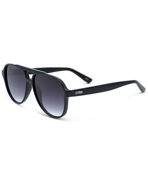 Otra Stevie Aviator Sunglasses, 58Mm - White