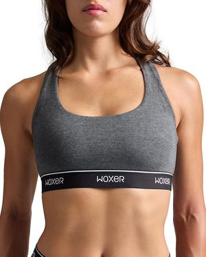 OXER Ultra-Soft Boss Racer Bralette - Gray