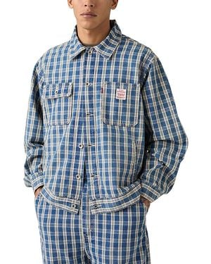 Levi's Sunrise Check Trucker Jacket - Blue