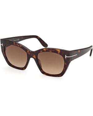 Tom Ford Butterfly Sunglasses, 54Mm - Brown
